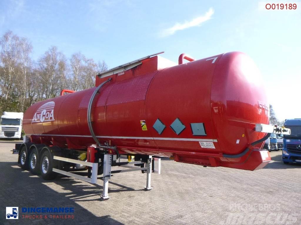 Cobo Bitumen tank inox 34 m3 / 1 comp Tanksemi