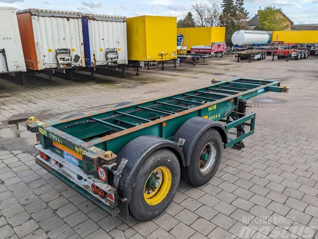  Flandria OP CC 2A 20FT 2-Assen ROR - DrumBrakes - Containerchassis Semitrailere