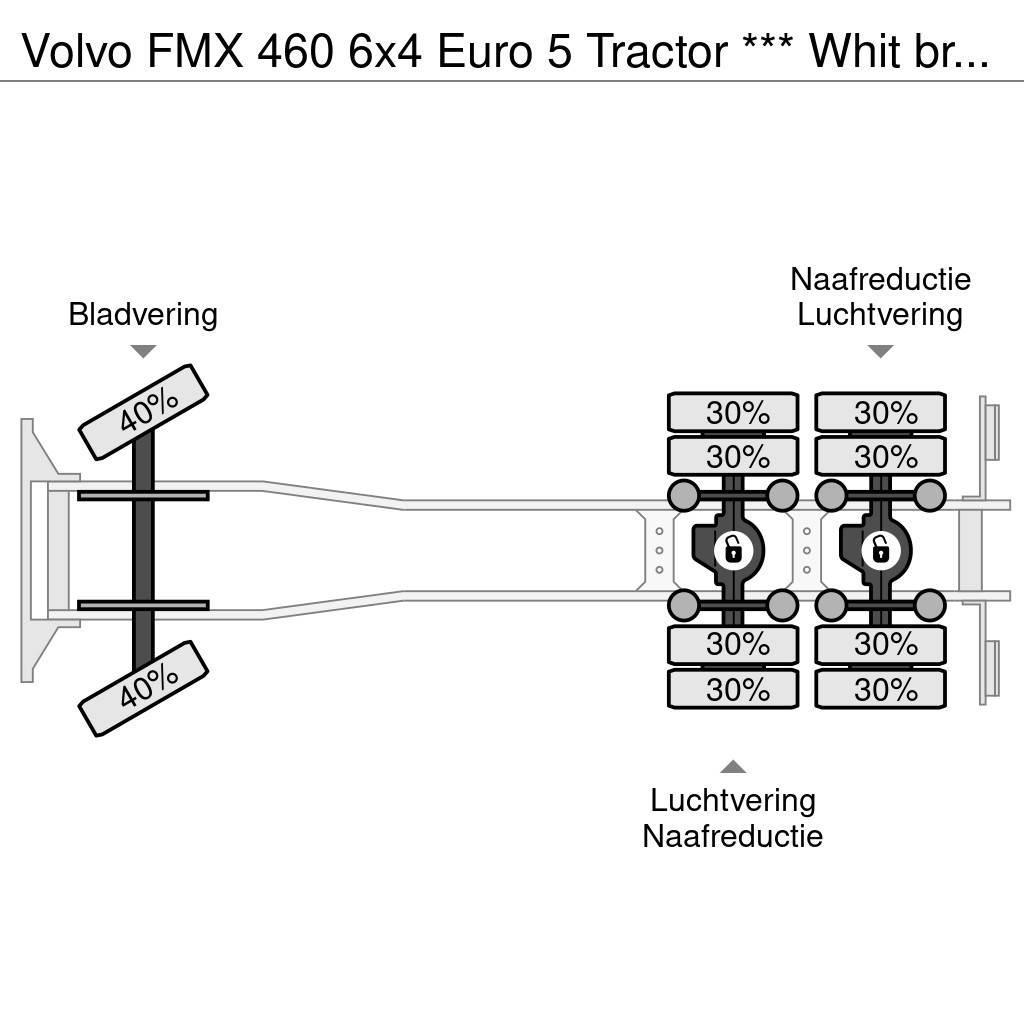 Volvo FMX 460 6x4 Euro 5 Tractor *** Whit bridge to Put Allterreng kraner