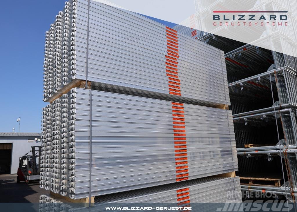 Blizzard S70 163,45 m² neues Blizzard Stahlgerüst + Durchst Stillas