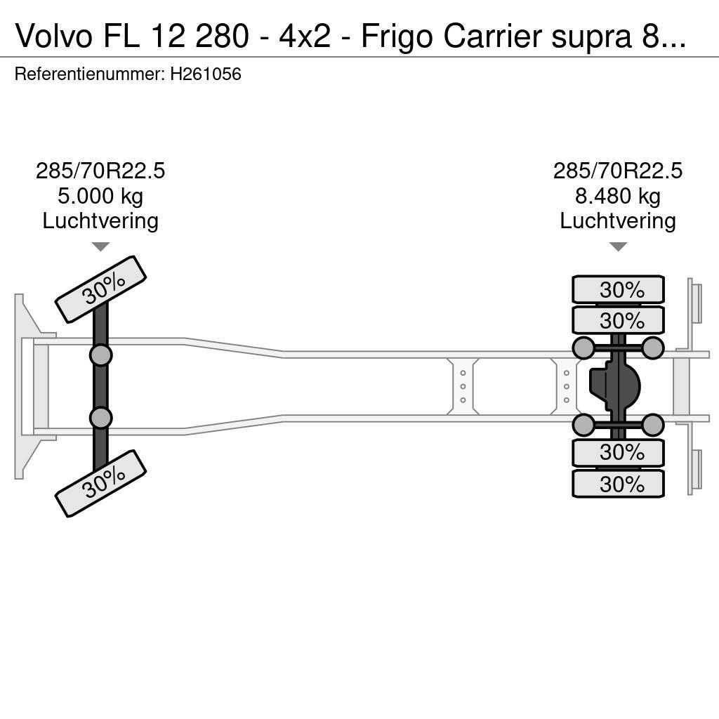 Volvo FL 12 280 - 4x2 - Frigo Carrier supra 850 MT - Zep Skapbiler Frys/kjøl/varme