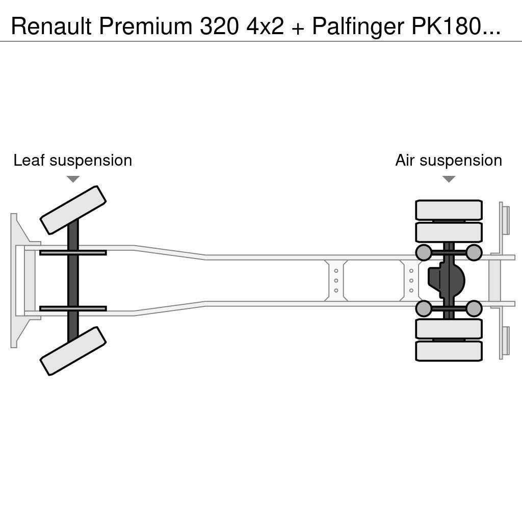 Renault Premium 320 4x2 + Palfinger PK18002-EH C (Year 201 Krokbil