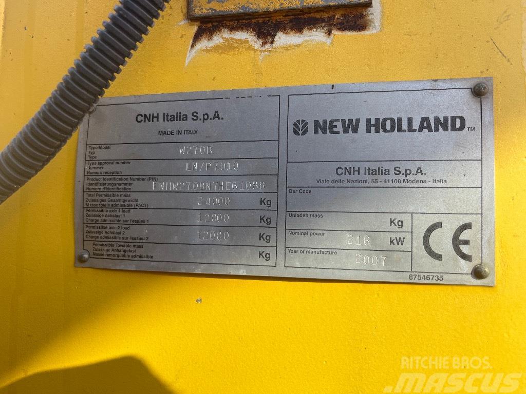 New Holland W 270 B Hjullastere