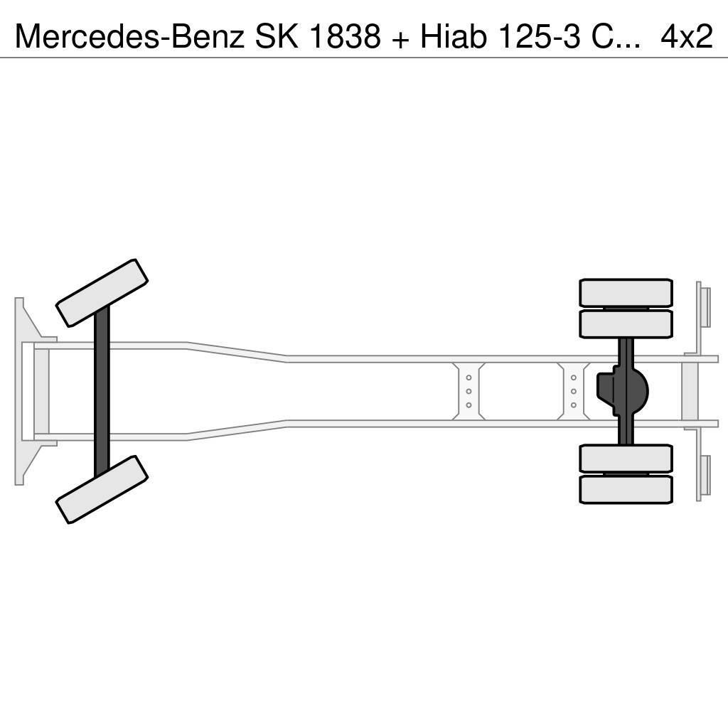 Mercedes-Benz SK 1838 + Hiab 125-3 Crane Allterreng kraner
