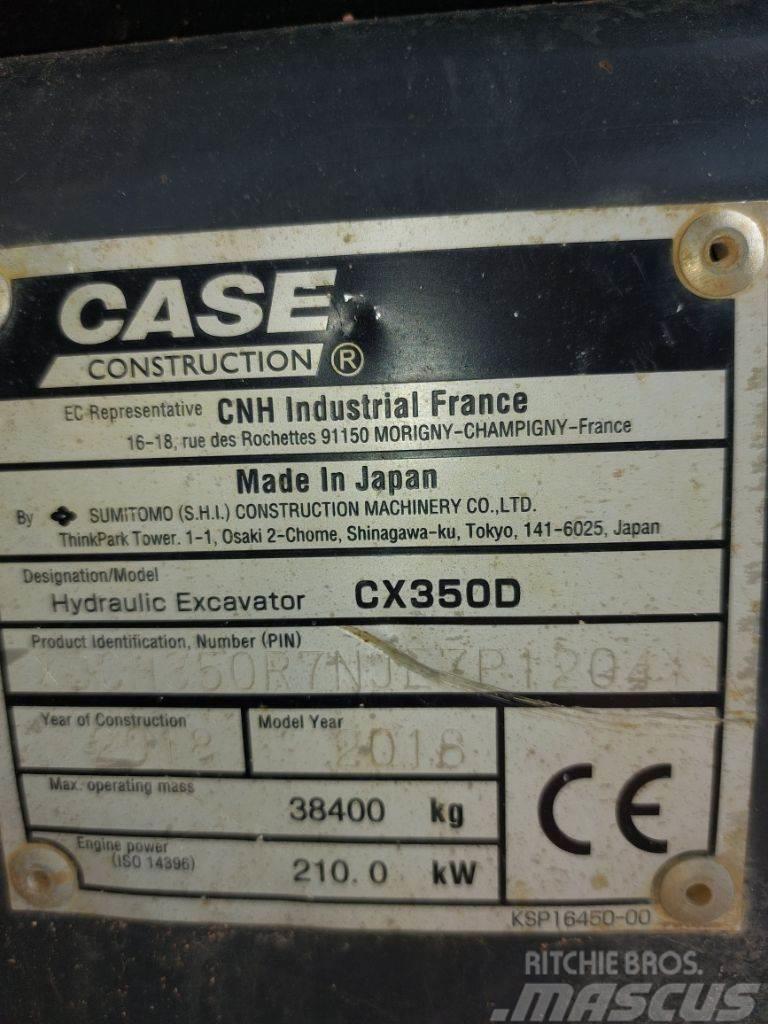 CASE CX 350 D Beltegraver