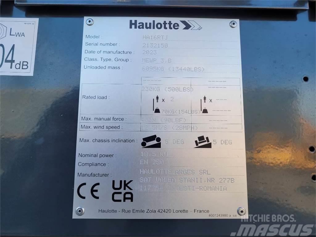 Haulotte HA16RTJ Valid Inspection, *Guarantee! Diesel, 4x4 Leddede bomlifter