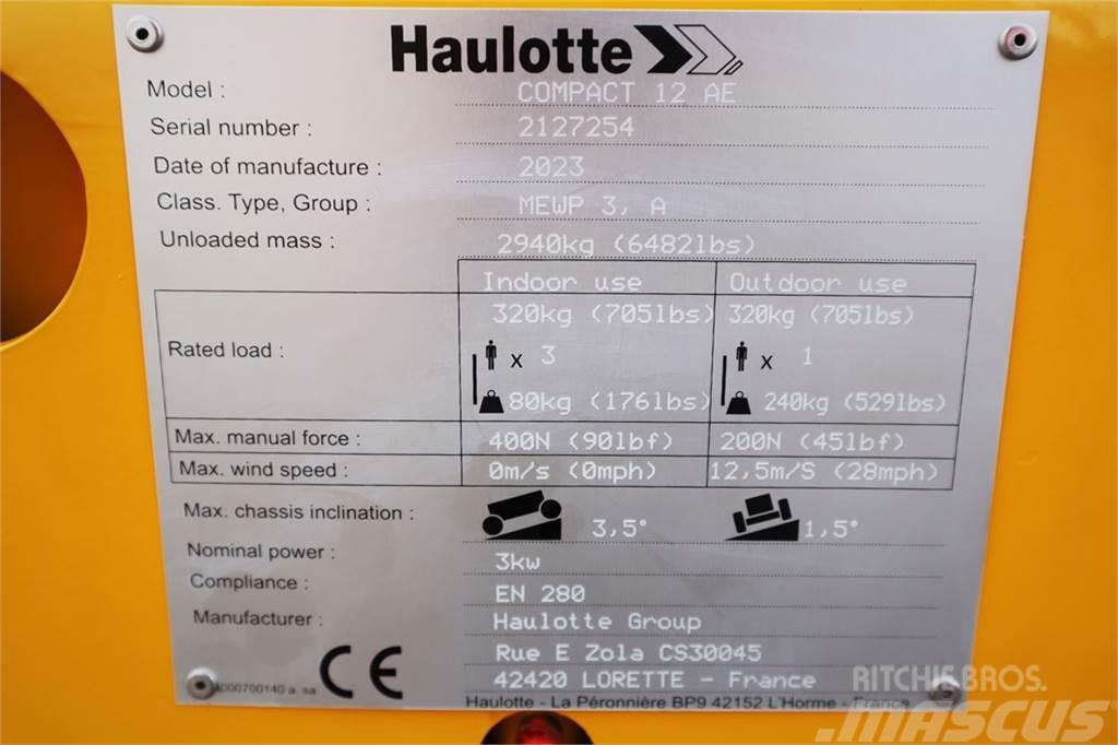 Haulotte Compact 12 Valid inspection, *Guarantee! 12m. Work Sakselifter