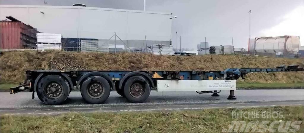 Krone Chassis Gooseneck Extendible Containerchassis Semitrailere