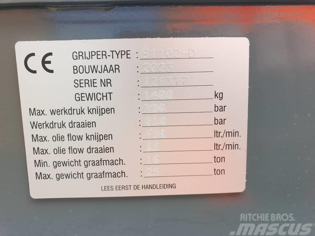 Zijtveld S1102-D sorting grapple cw40 Gripere