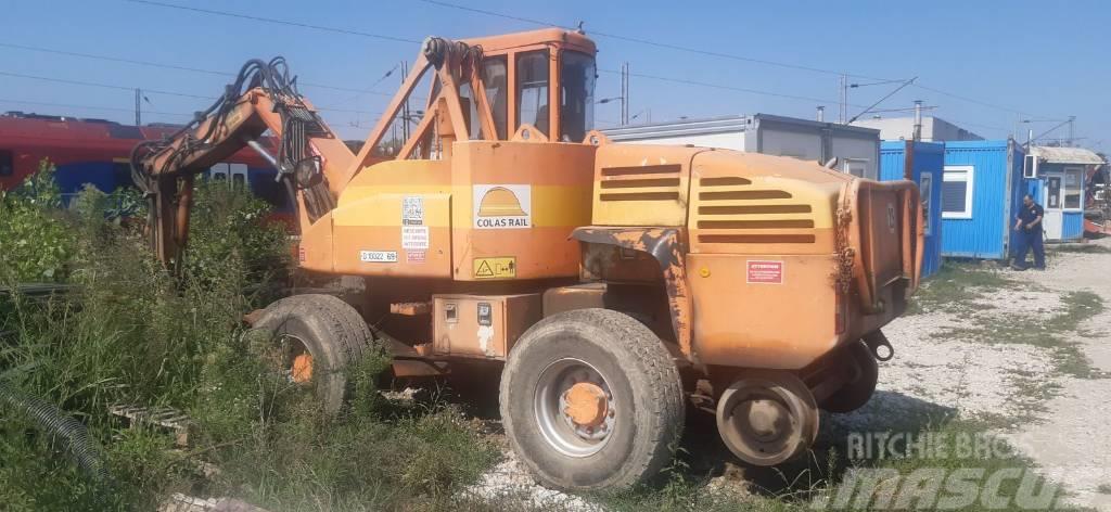 Mecalac 14MBXAR Rail Road Excavator Vedlikeholdsmaskiner til Jernbane