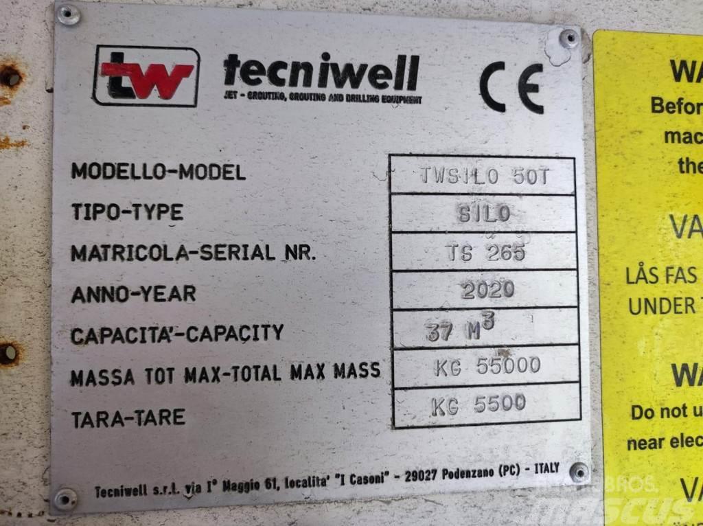  Techniwell TWSILO 50T HORIZONTAL STACKABLE SILO Krokløftere