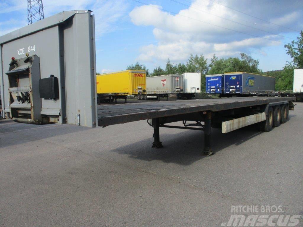 Krone FLATBED WITH CONTAINER LOCKS Planhengere semi