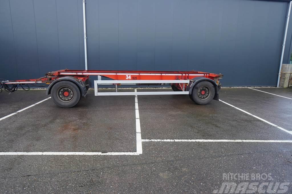 GS Meppel 2 AXLE 20FT CONTAINER TRANSPORT TRAILER Containerhenger