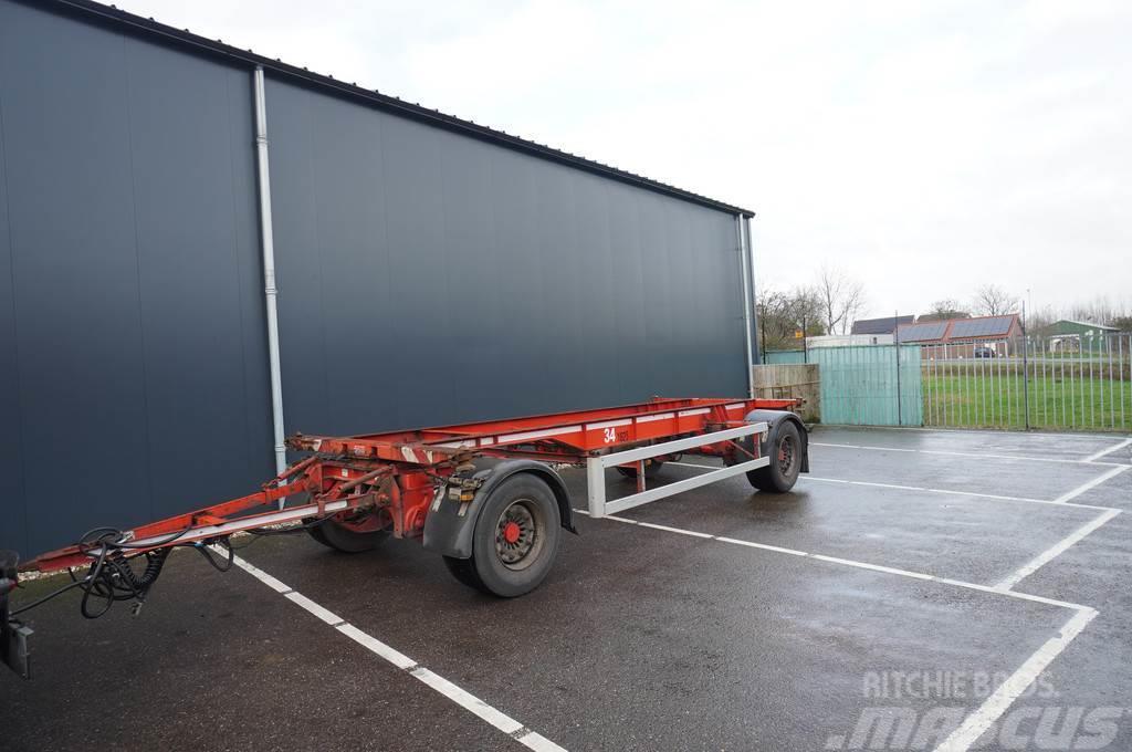 GS Meppel 2 AXLE 20FT CONTAINER TRANSPORT TRAILER Containerhenger