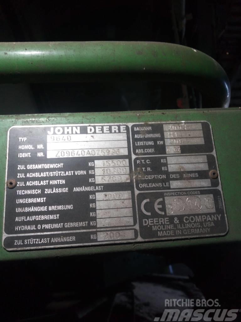 John Deere 9640 WTS Skurtreskere