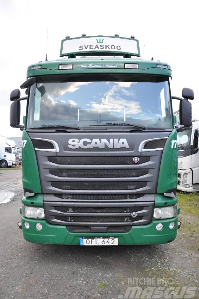Scania R520 8X4 Euro 6 Tømmerbiler