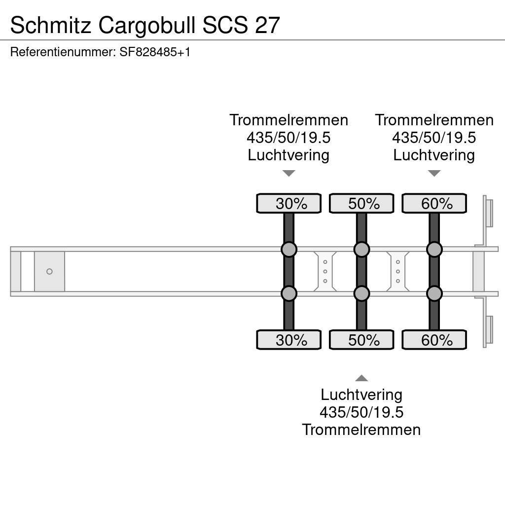 Schmitz Cargobull SCS 27 Planhengere semi
