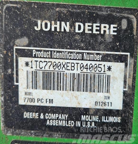 John Deere 7700 Sitteklippere