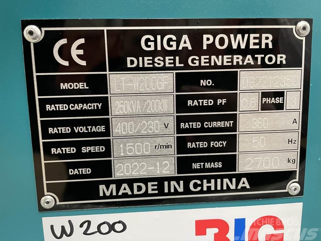 Giga power LT-W200GF 250KVA closed box Andre Generatorer