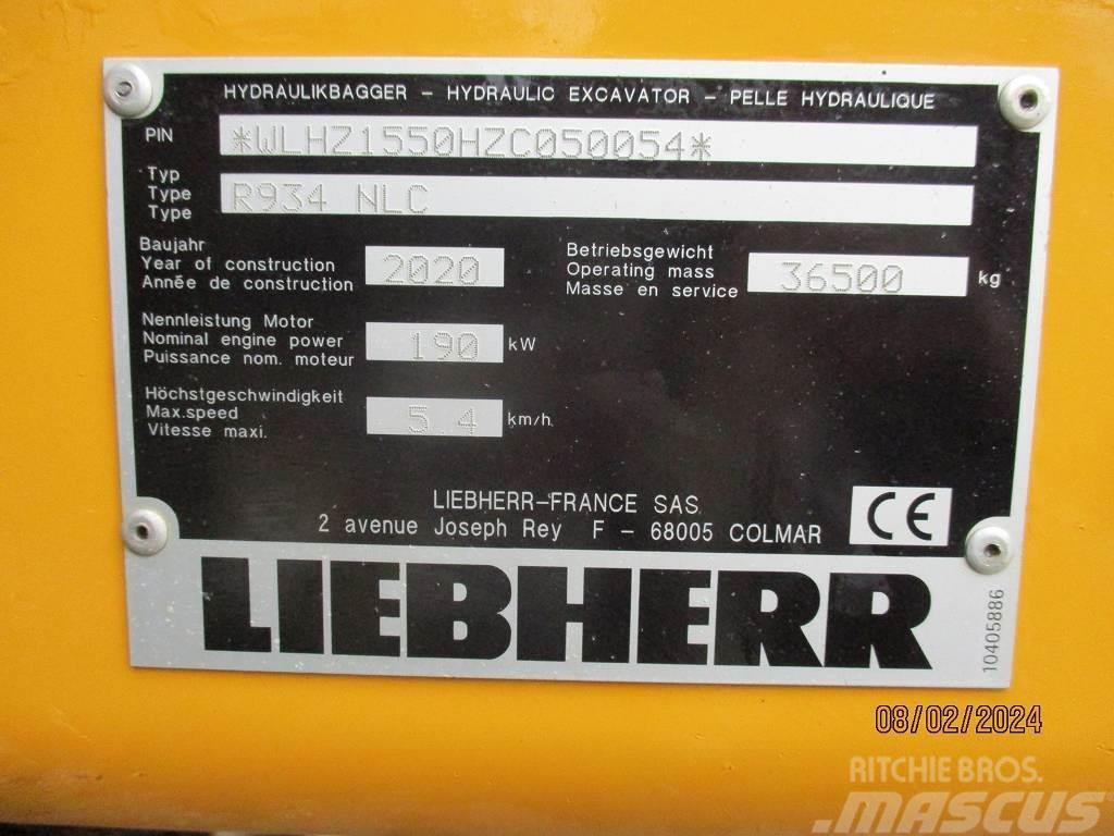 Liebherr R 934 Litronic Beltegraver