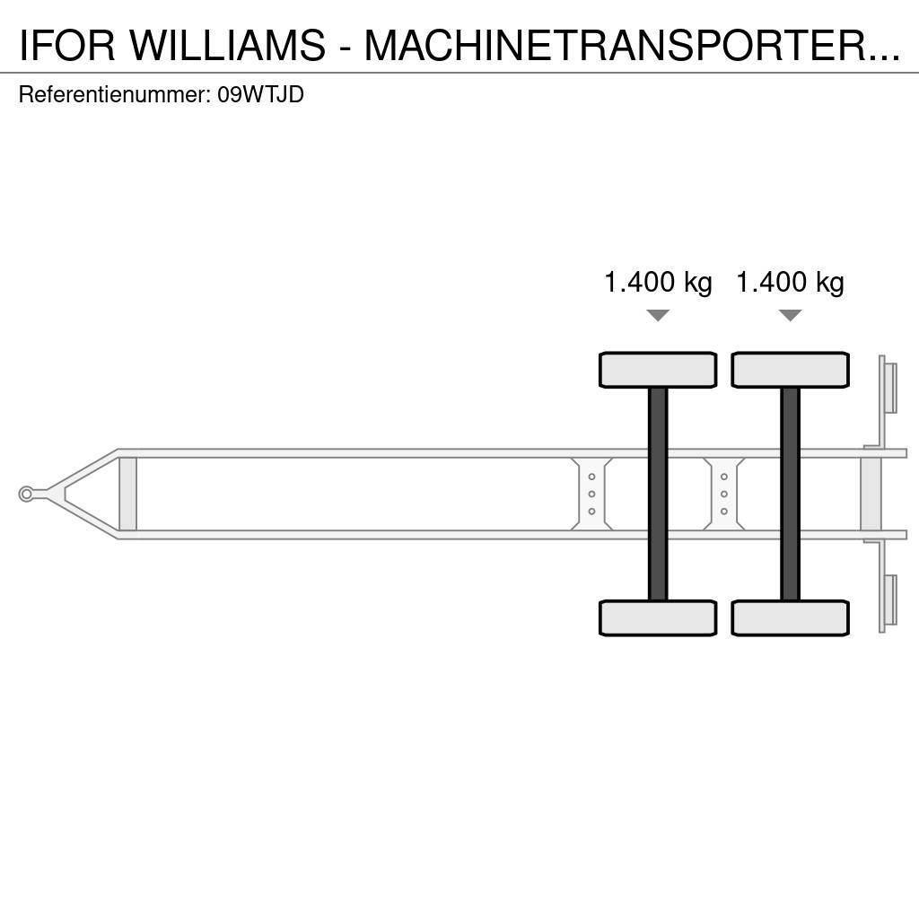 Ifor Williams - MACHINETRANSPORTER TRAILER AANHANGER MARGE Planhengere