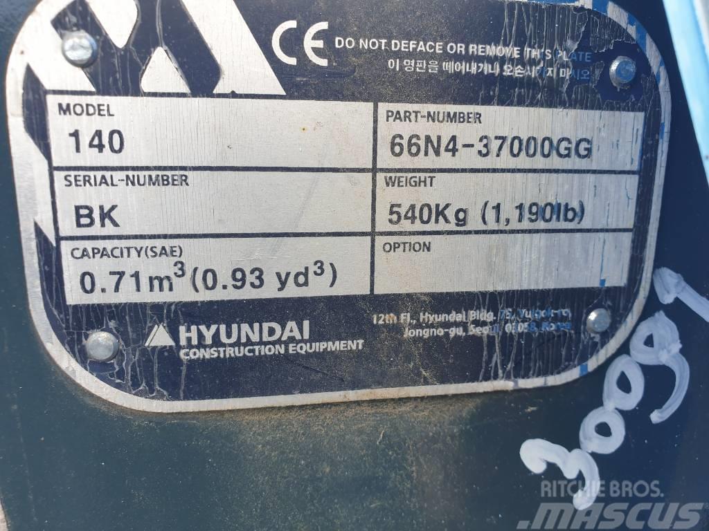 Hyundai Excavator digging bucket 140 66N4-37000GG Skuffer