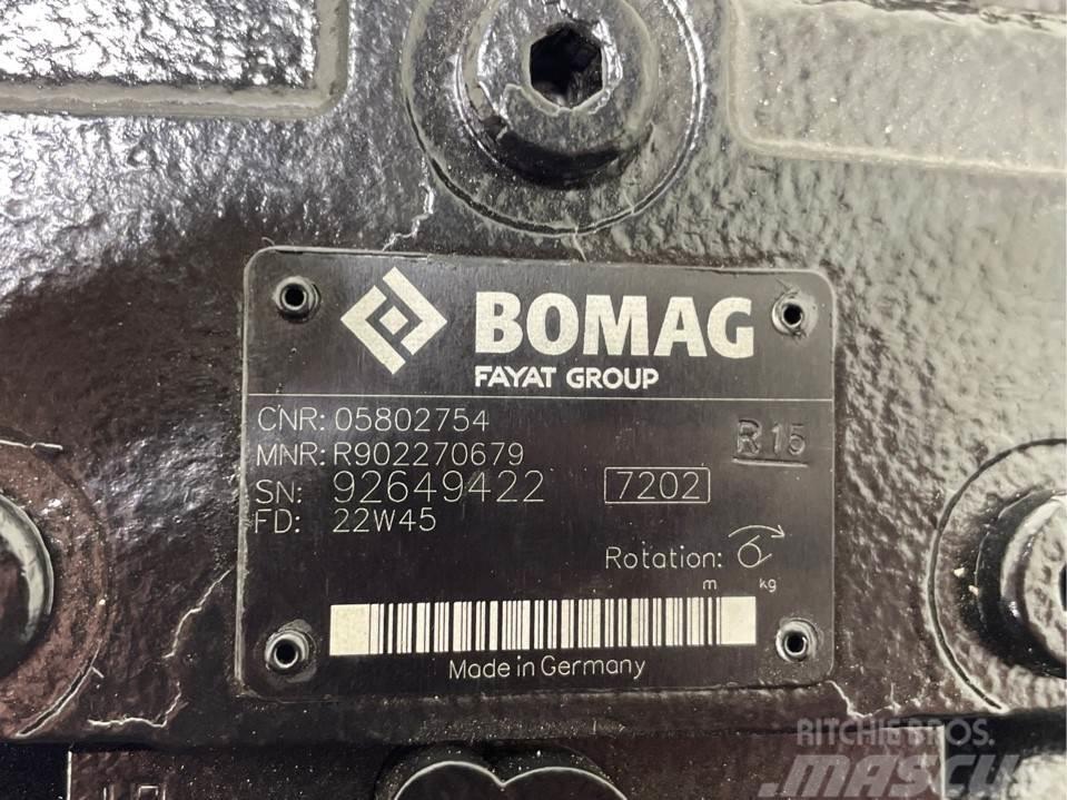 Bomag 05802754-Rexroth R902270679-Drive pump/Fahrpumpe Hydraulikk