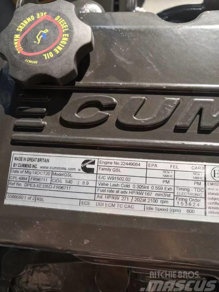 Cummins QSL 9  construction machinery motor Motorer