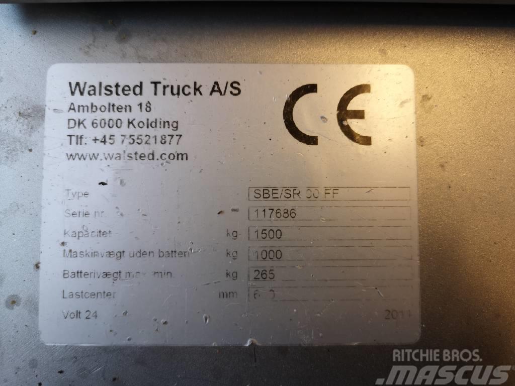  Walsted SBE/SR90FF - 1,5 tonns rustfri stabler FRI Ledestablere