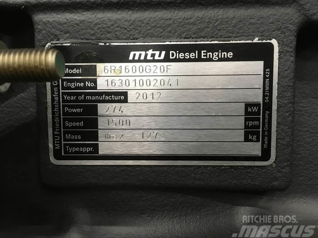 MTU 6R1600 G20F NEW Motorer