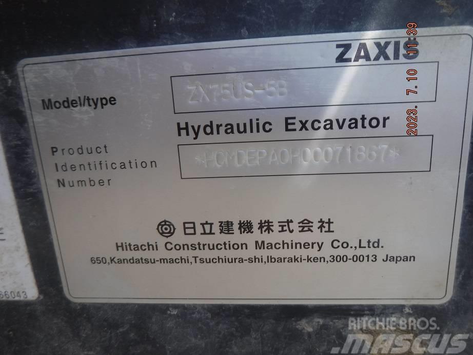 Hitachi ZX75US-5B Midigravere 7 - 12t