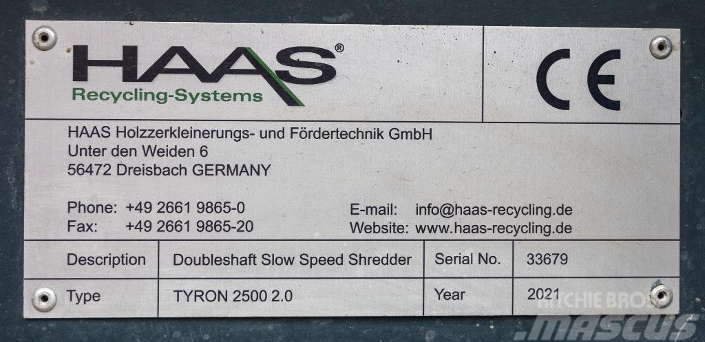 Haas TYRON 2500 2.0 Avfallsknusere