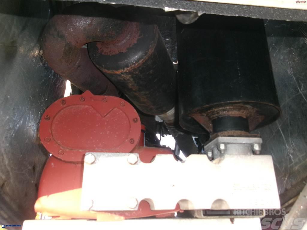 Feldbinder Powder tank alu 42 m3 (tipping) + engine/compresso Tippsemi
