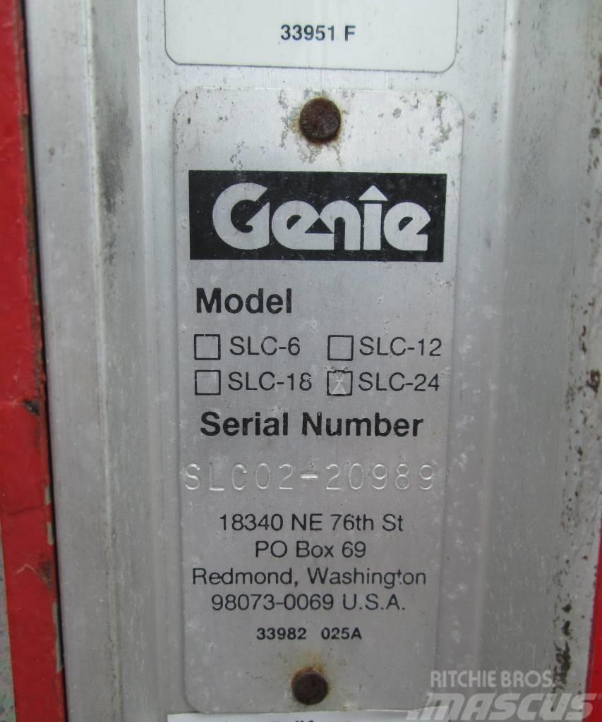 Genie SLC 24 Stillas, vinsjer og vareheiser
