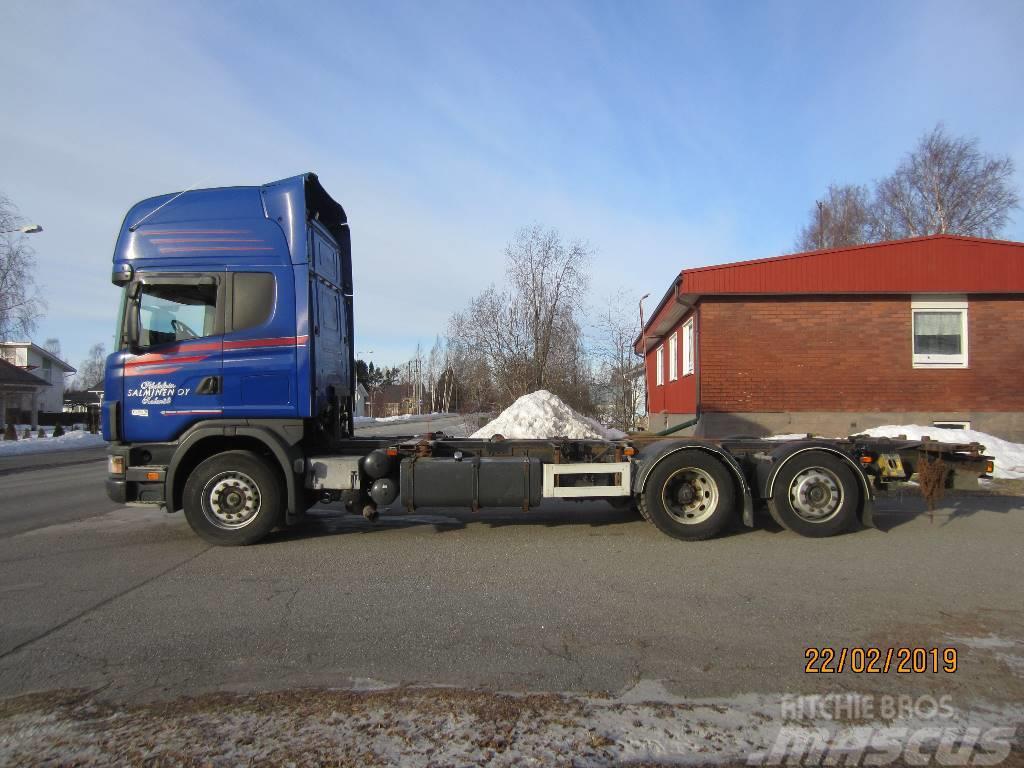 Scania R 124 LB 6X2 4700 Containerbil