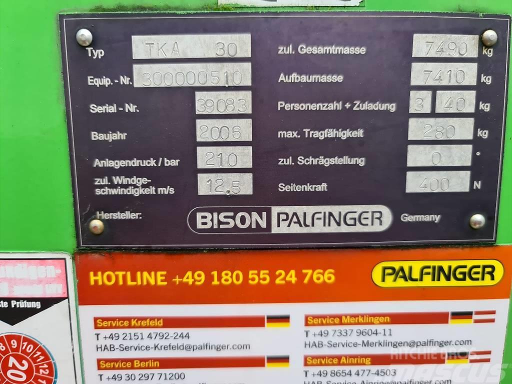 Bison-Palfinger TKA 30 KS Bilmontert lift