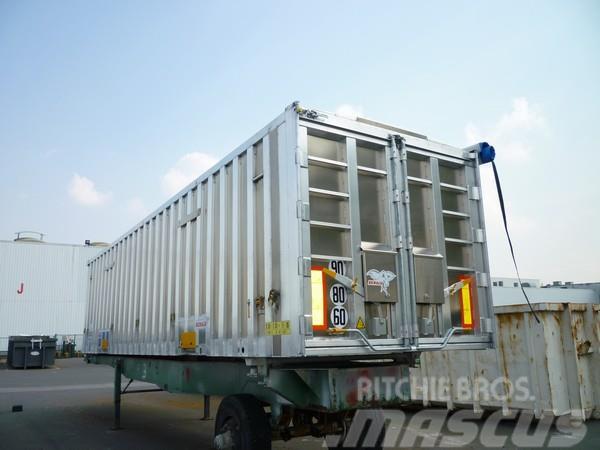Benalu Bulkcontainer 20,26,30 och 40 fot Containerchassis Semitrailere