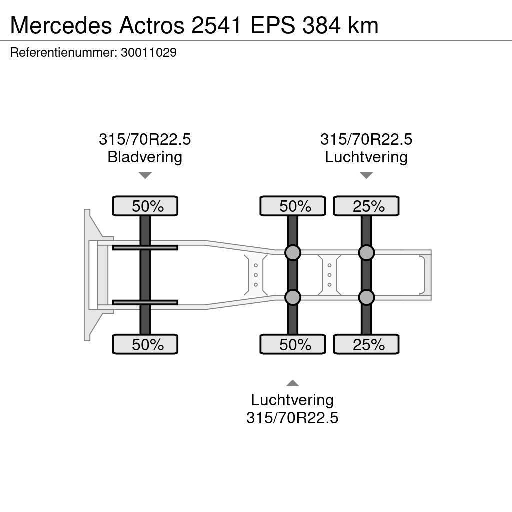 Mercedes-Benz Actros 2541 EPS 384 km Trekkvogner