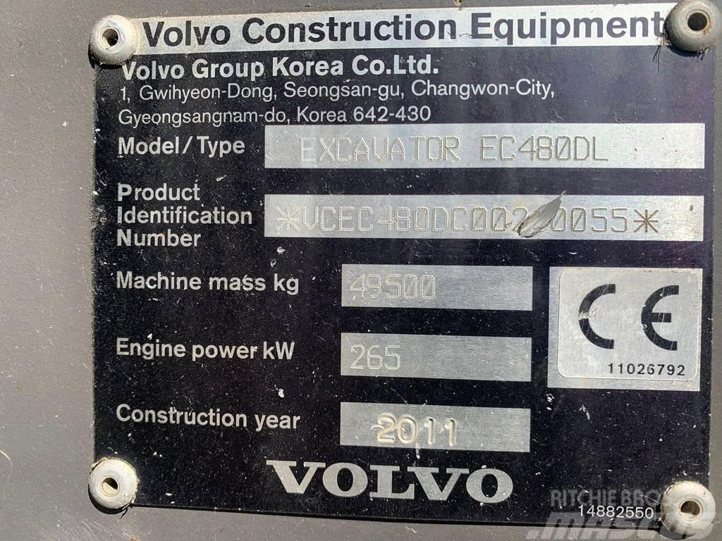 Volvo EC480DL Excavator pe Senile Spesialtilpassede gravemaskiner