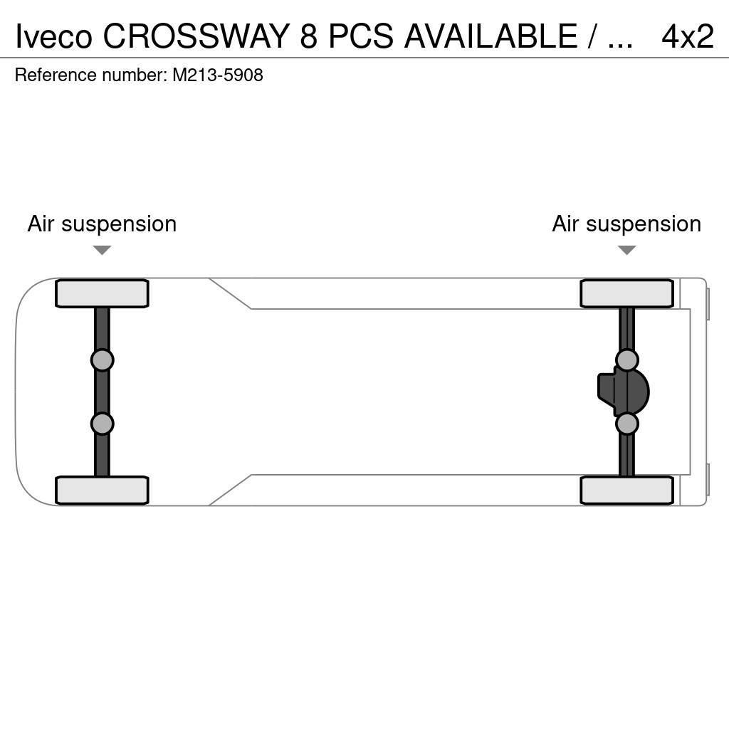 Iveco CROSSWAY 8 PCS AVAILABLE / EURO EEV / 44 SEATS + 3 Intercity busser