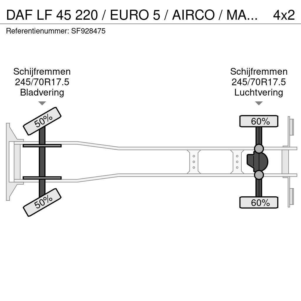 DAF LF 45 220 / EURO 5 / AIRCO / MANUEL / DHOLLANDIA 2 Kapellbil