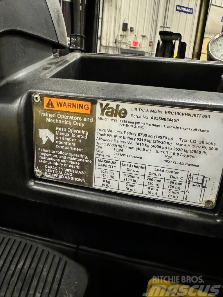 Yale ERC100VH Elektriske trucker