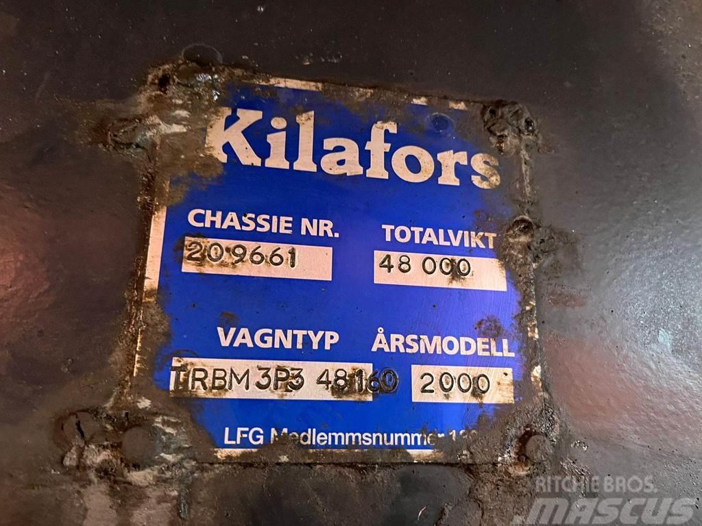 Kilafors TRB M3P3-48-160 LIFT & STEERING AXLE Planhengere semi