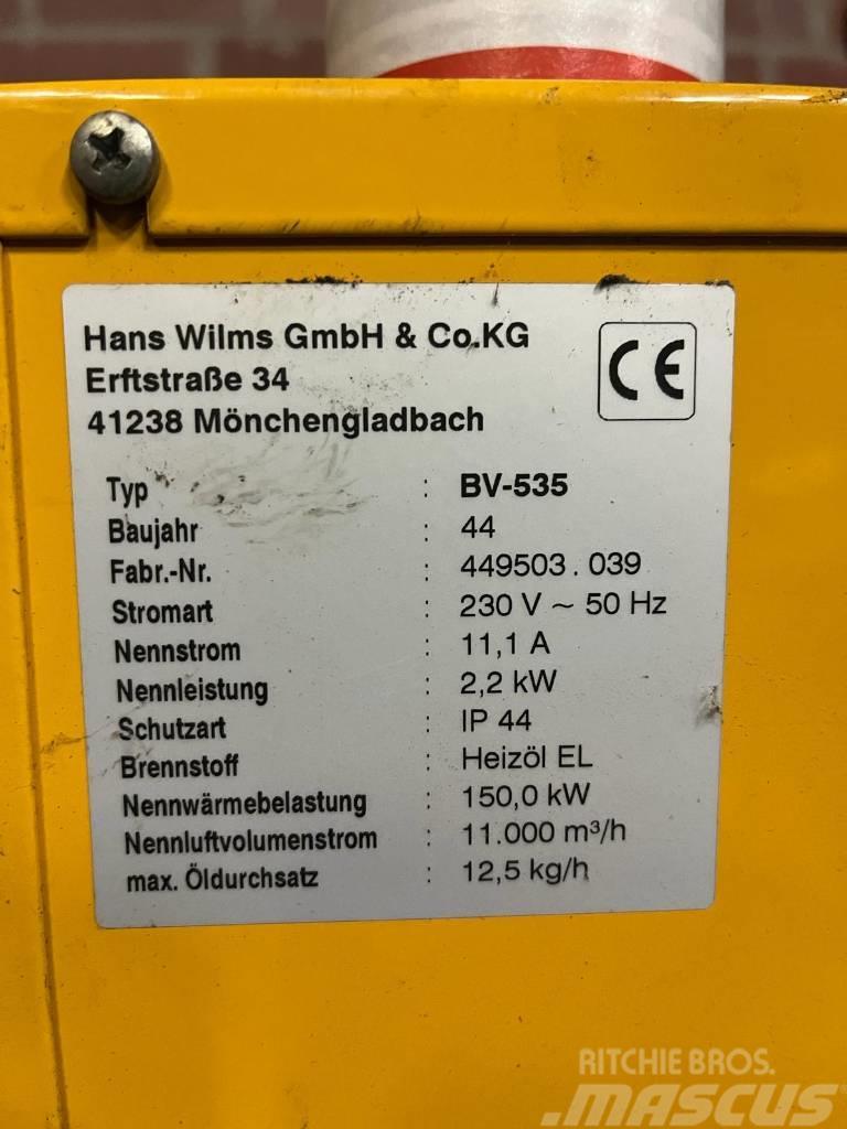 Wilms BV 535 Varme og tining utstyr