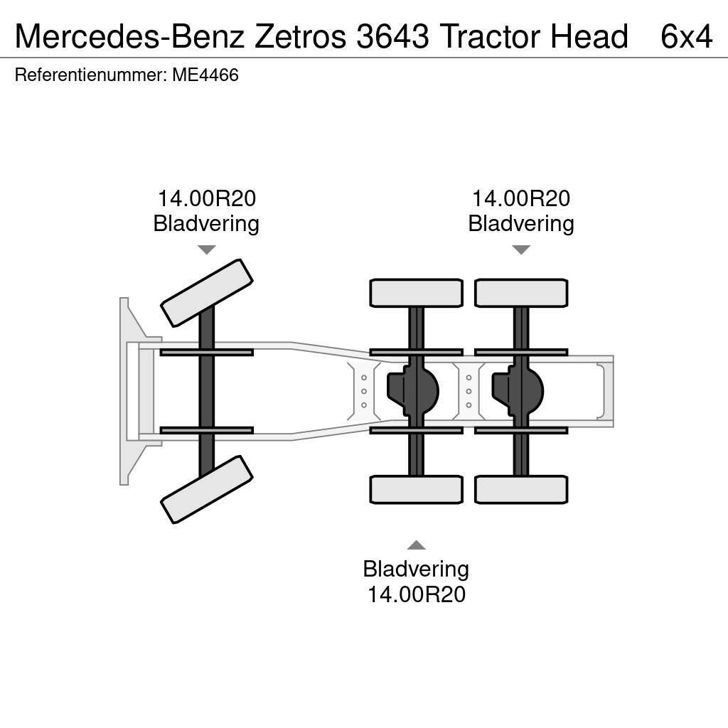 Mercedes-Benz Zetros 3643 Tractor Head Trekkvogner