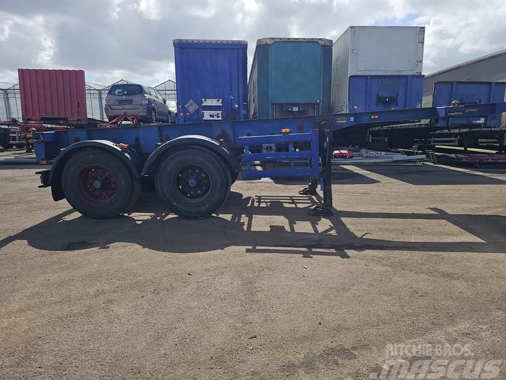 Renders 2 axle 20 ft container chassis steel springs bpw d Containerchassis Semitrailere