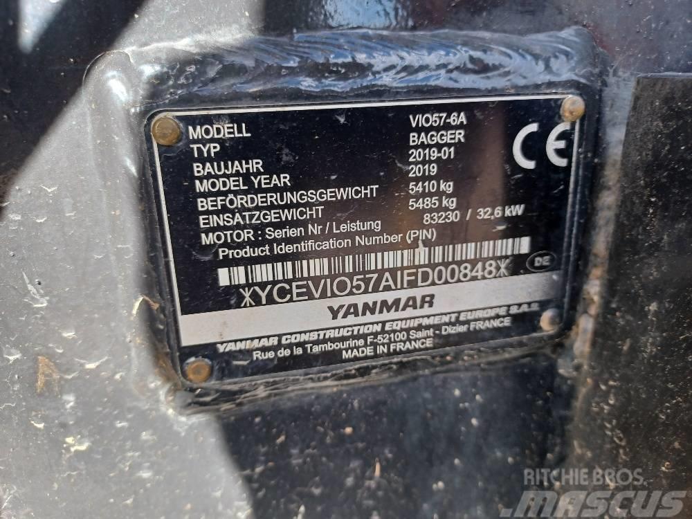 Yanmar VIO57-6A Minigravere <7t