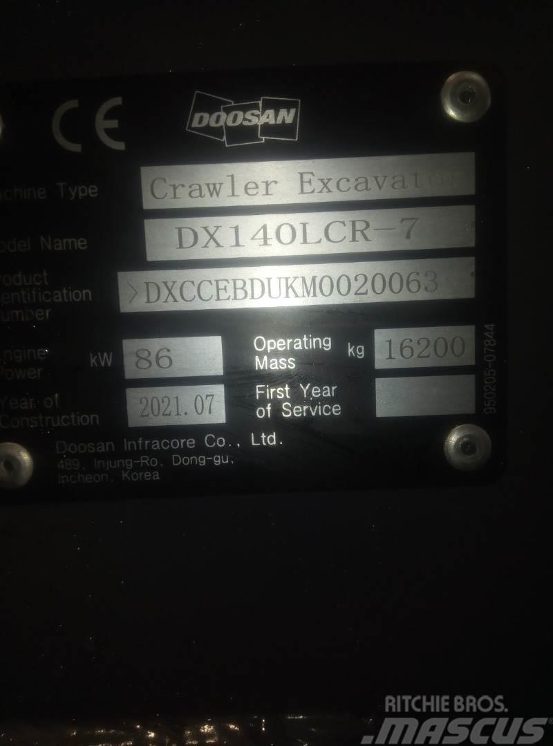Doosan DX140LCR-7 Beltegraver
