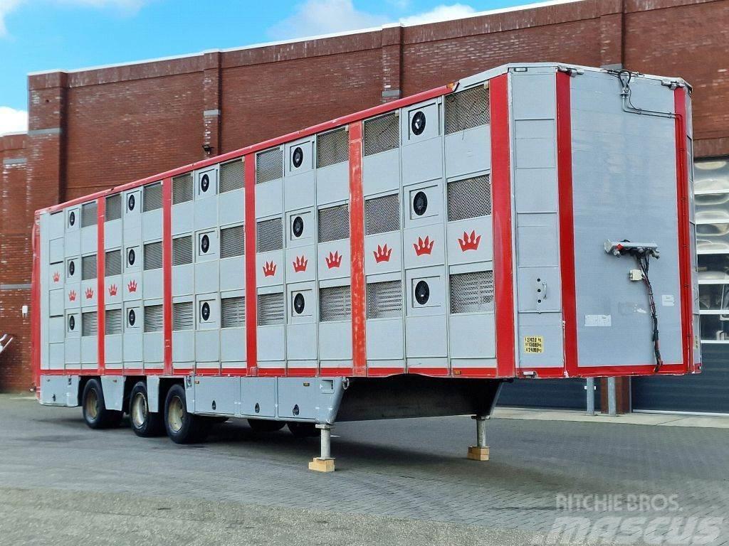  CUPPERS 3 deck livestock trailer - Water & Ventila Dyretransport semi-trailer