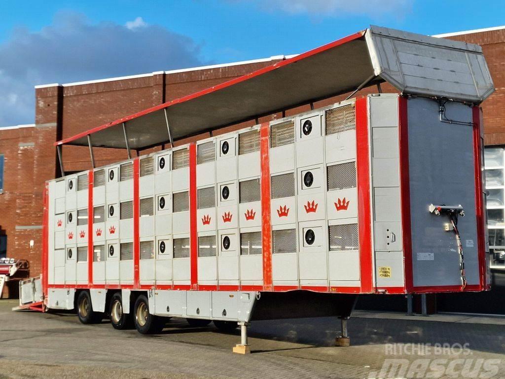  CUPPERS 3 deck livestock trailer - Water & Ventila Dyretransport semi-trailer